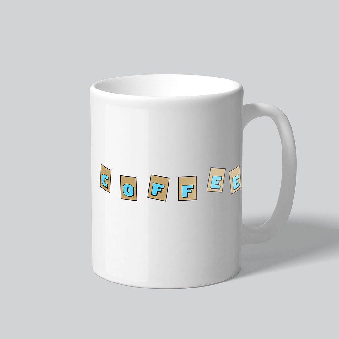 Coffee Printed Ceramic Mug