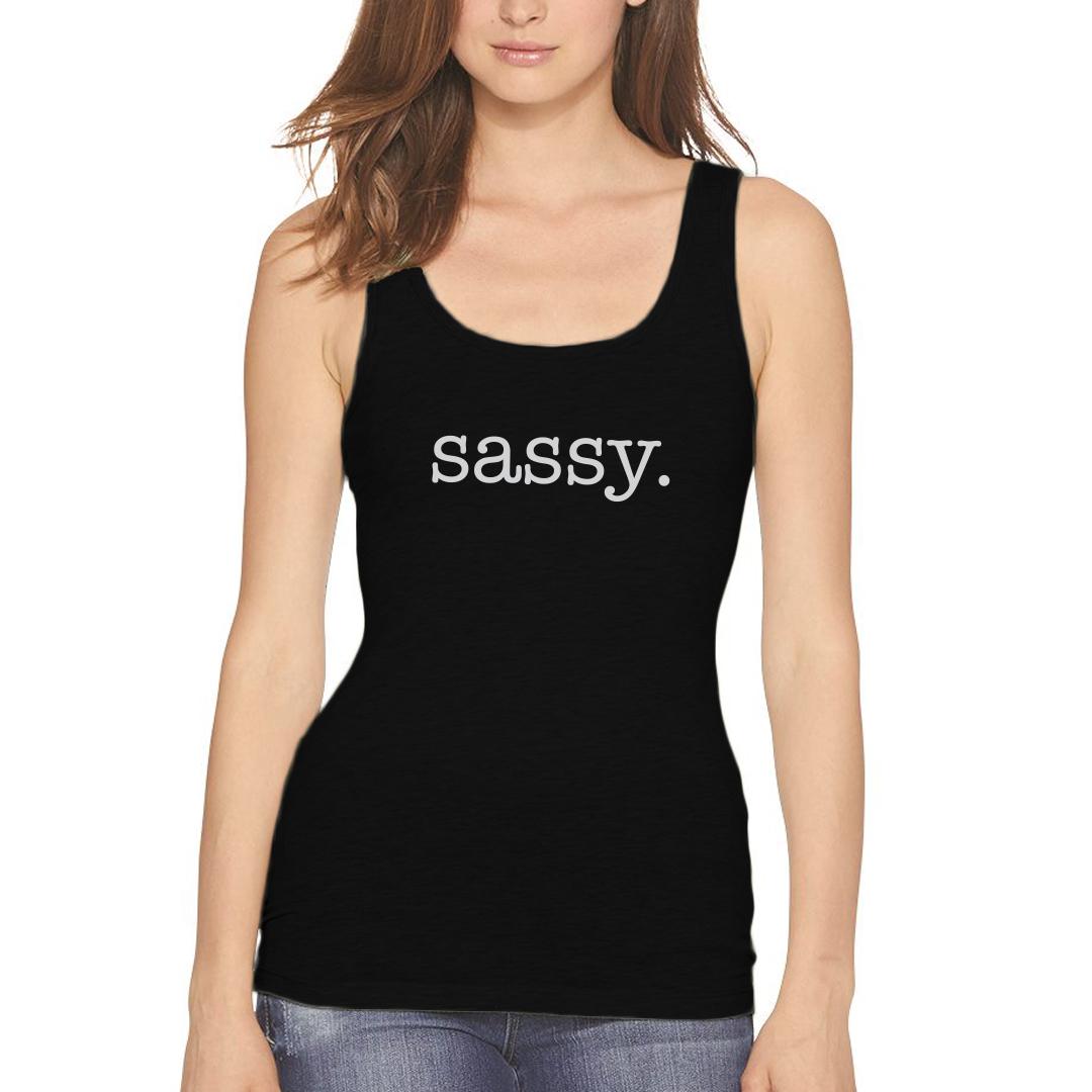 Sassy Women's Scoop Neck Tank Top - Swag Swami