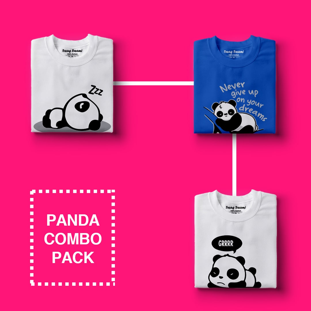 Cute Panda Collection Combo Pack