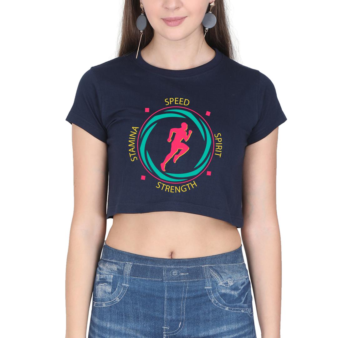 Girls' Motivational Crop Tops