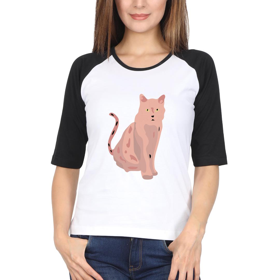 The Strange Case Of A Cute Pink Cat Women's 3/4th Sleeve T Shirt - Swag ...