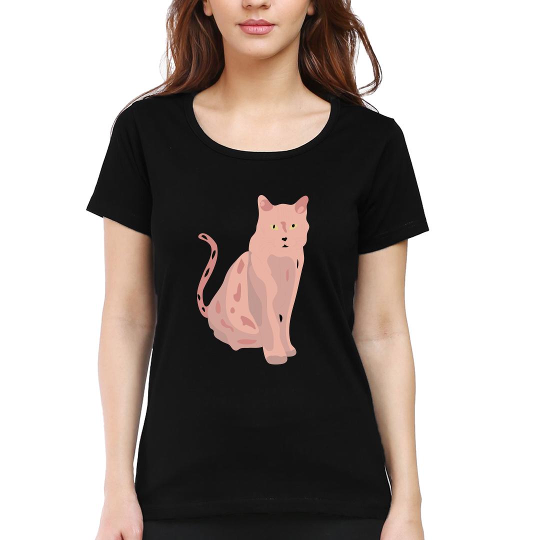 The Strange Case Of A Cute Pink Cat Women's 3/4th Sleeve T Shirt - Swag ...