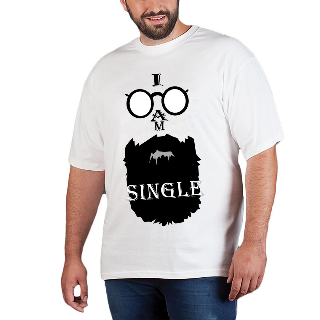 I Am Single Unisex Plus Size T Shirt Swag Swami