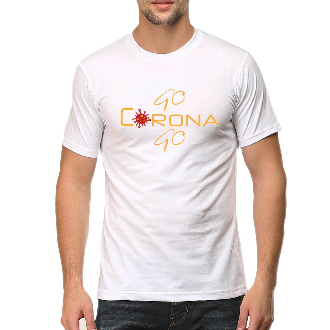 C60d3c6b Go Corona Go Orangemen Round Neck T Shirt White Front