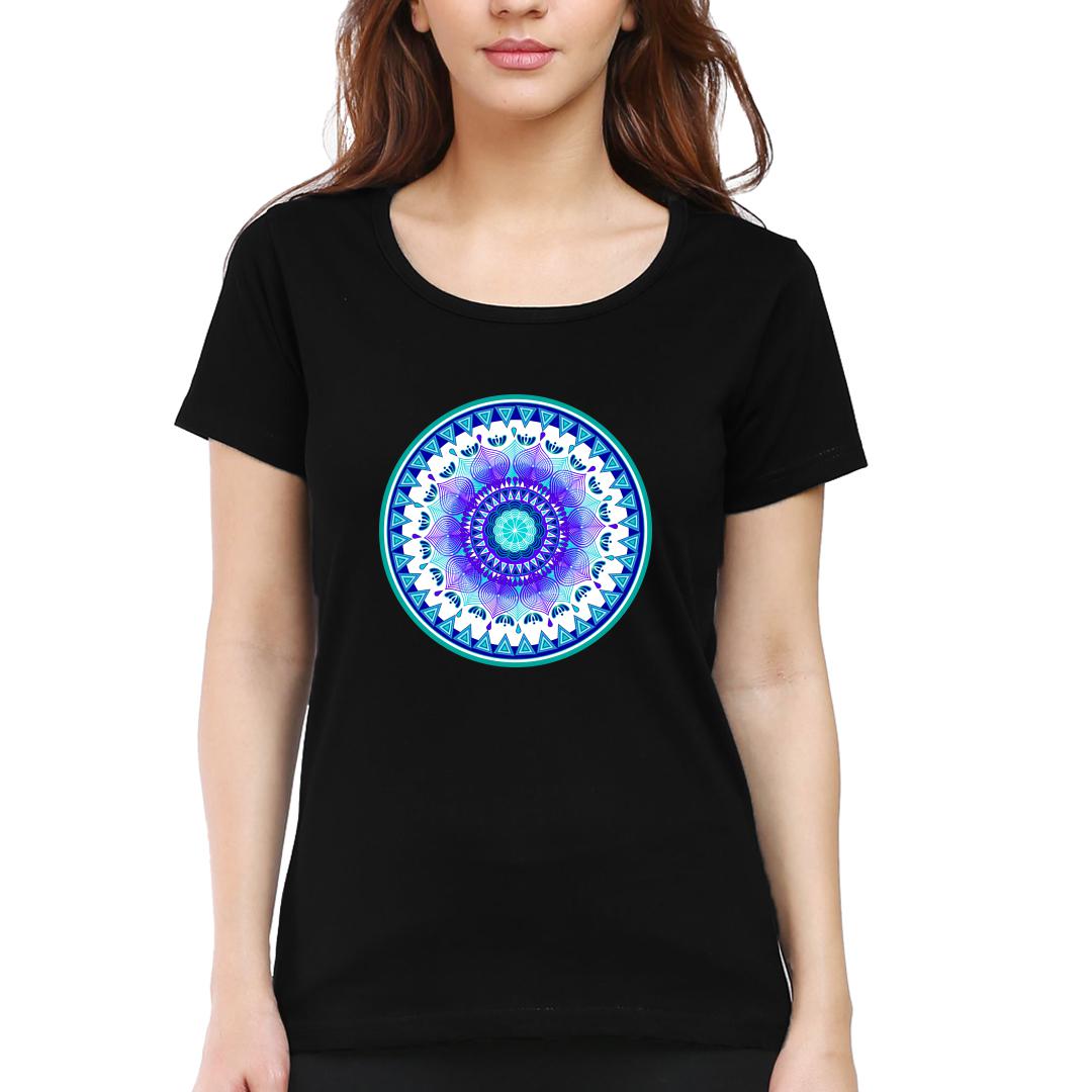 Mandala Art Women's T Shirt - Swag Swami