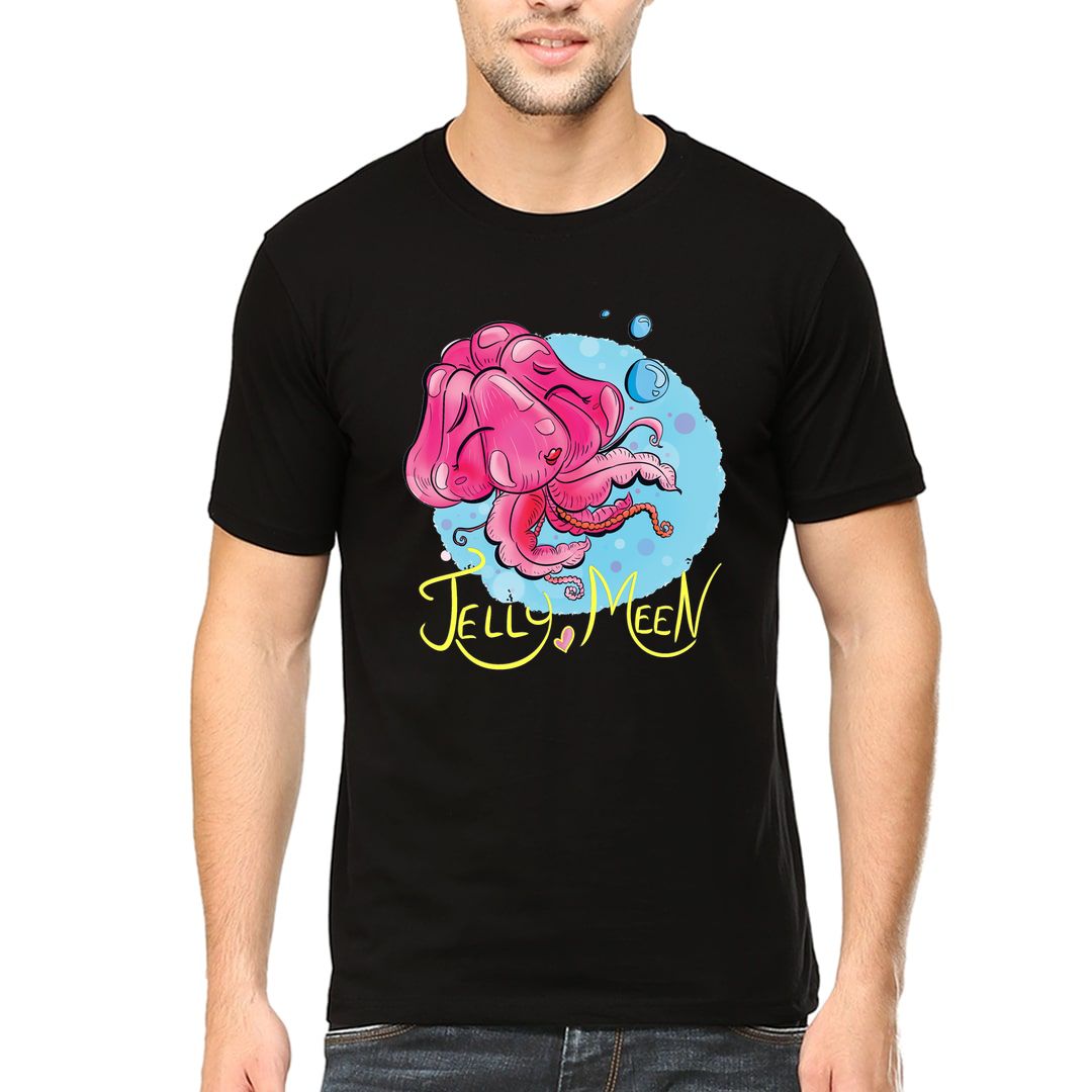 065b5b39 Jelly Under The Sea Men T Shirt Black Front.jpg