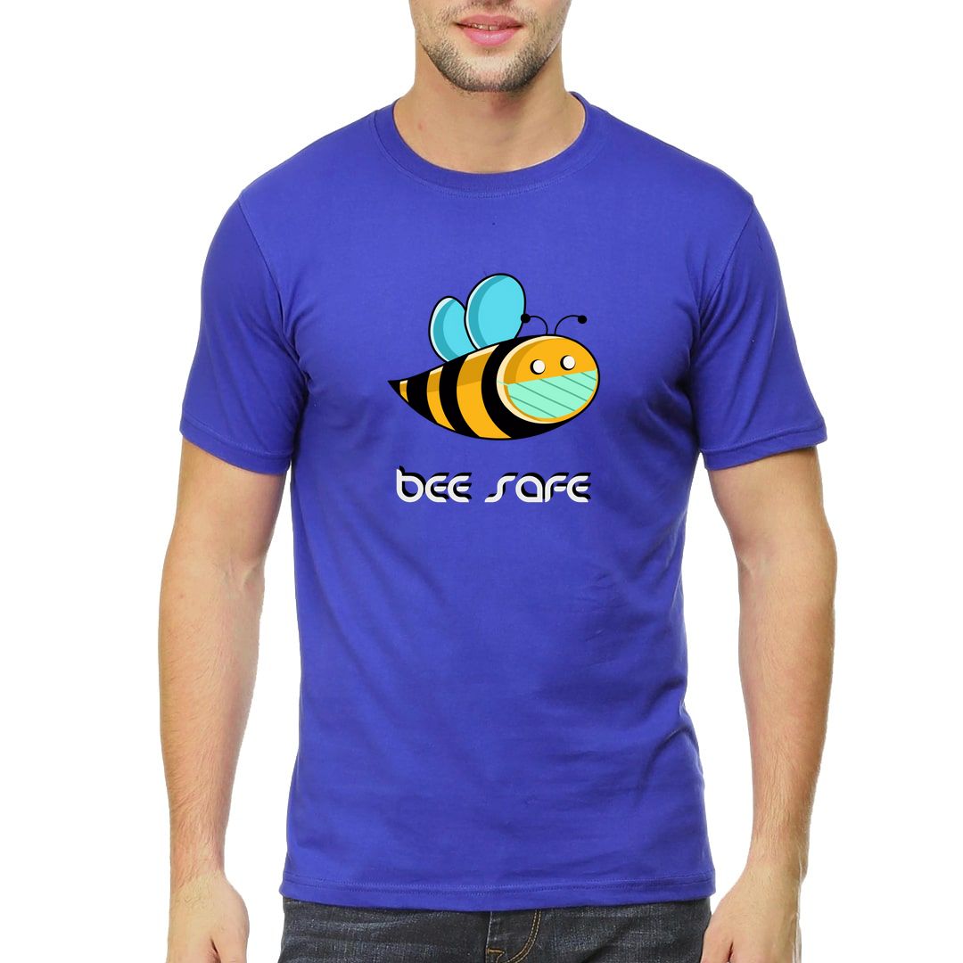 24583243 Beesafe Men T Shirt Royal Blue Front.jpg