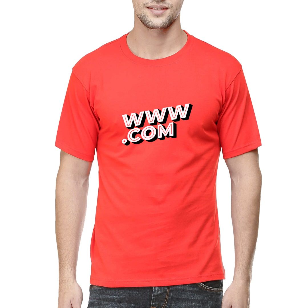 4ae6ba2b World Wide Web World Wide Wanderer Men T Shirt Red Front.jpg