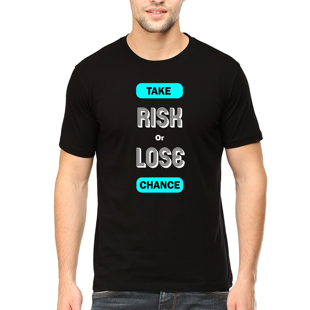 77d01c56 Life Motivational Optimistic Design Men T Shirt Black Front.jpg