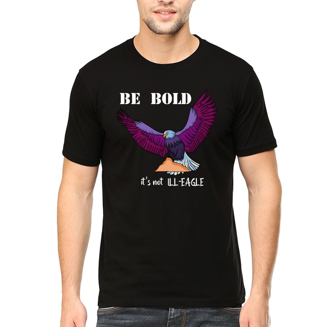 B4b60565 Be Bold Men T Shirt Black Front.jpg