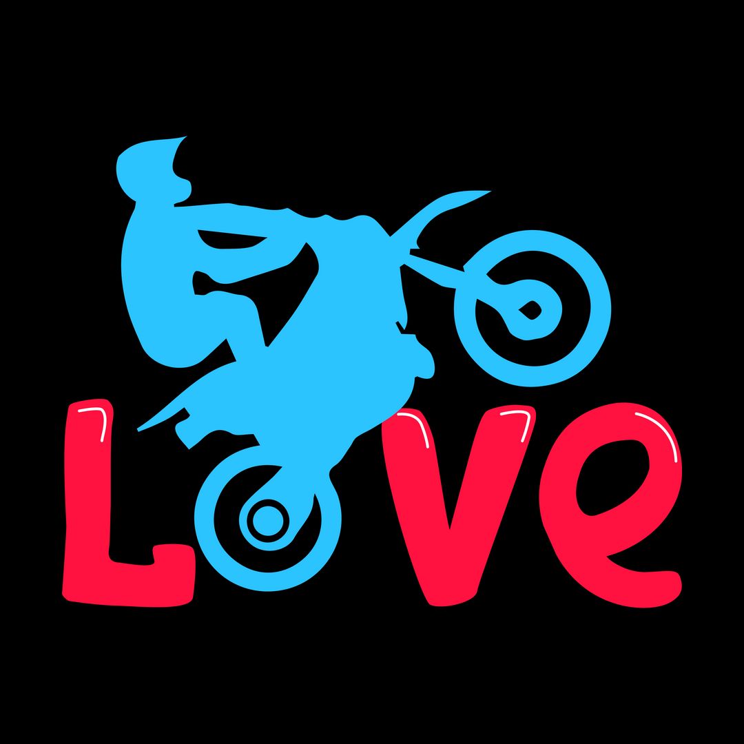 Bike motorcycle rider logo design Royalty Free Vector Image