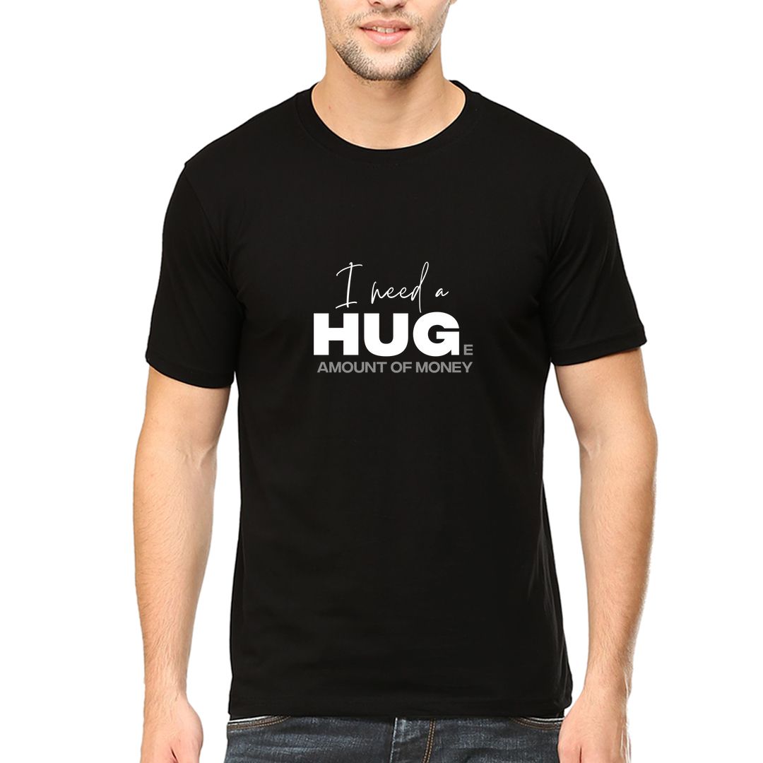 D00640a2 I Need A Hug Text Manipulation Men T Shirt Black Front.jpg