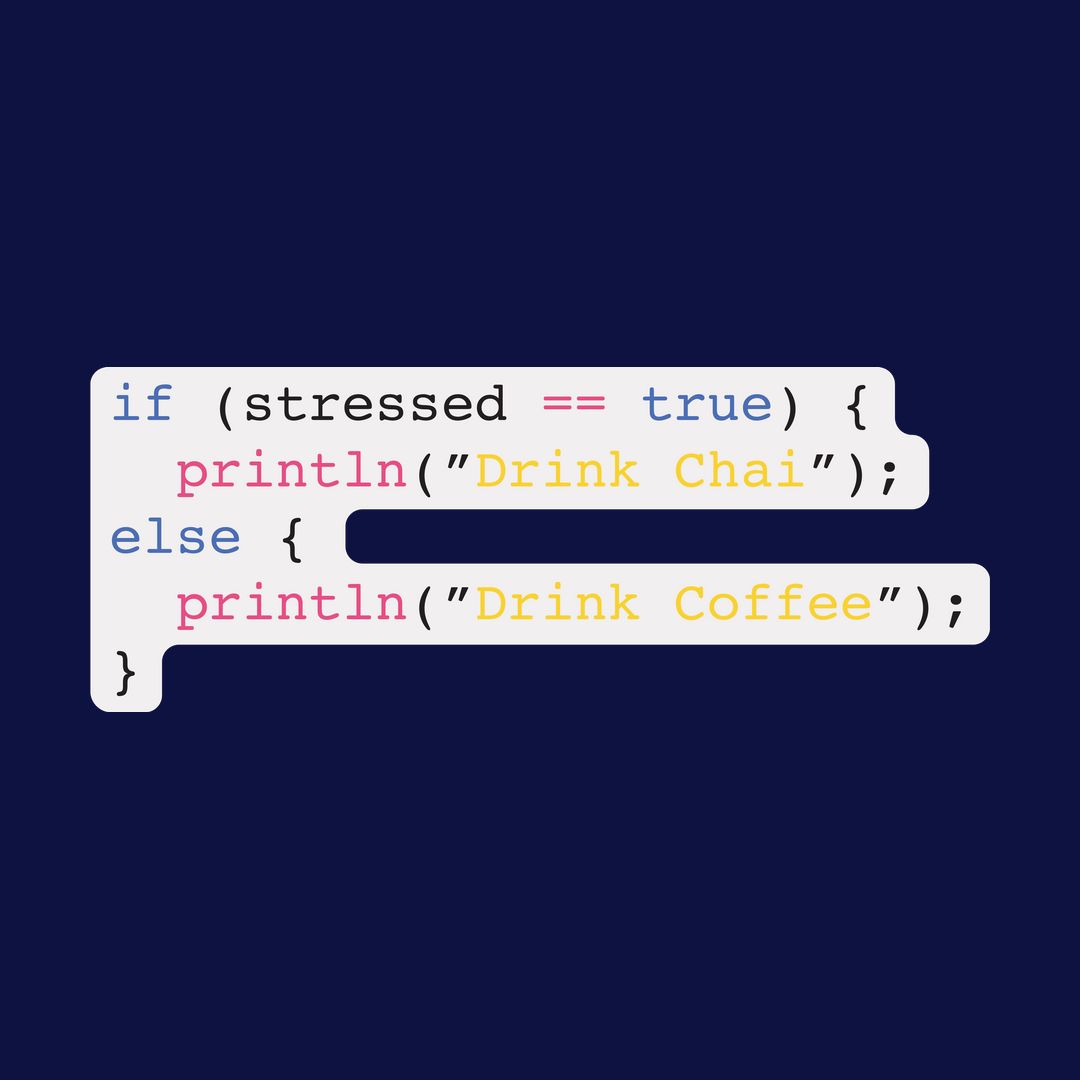 9de88fa5 Coding Chai Stress Buster For Java Programmersnavy Blue