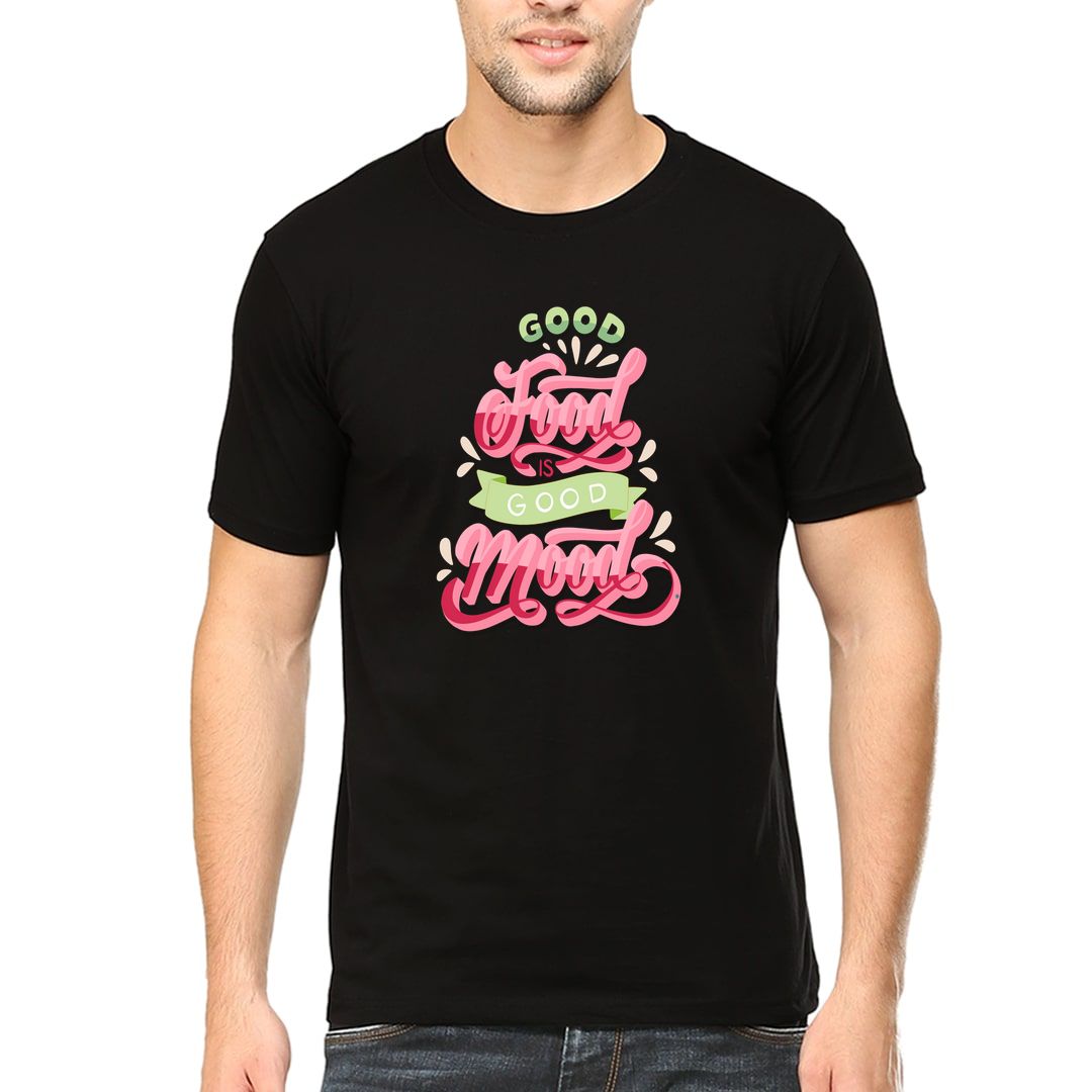 C3adad99 Good Food Is Good Mood Men T Shirt Black Front.jpg