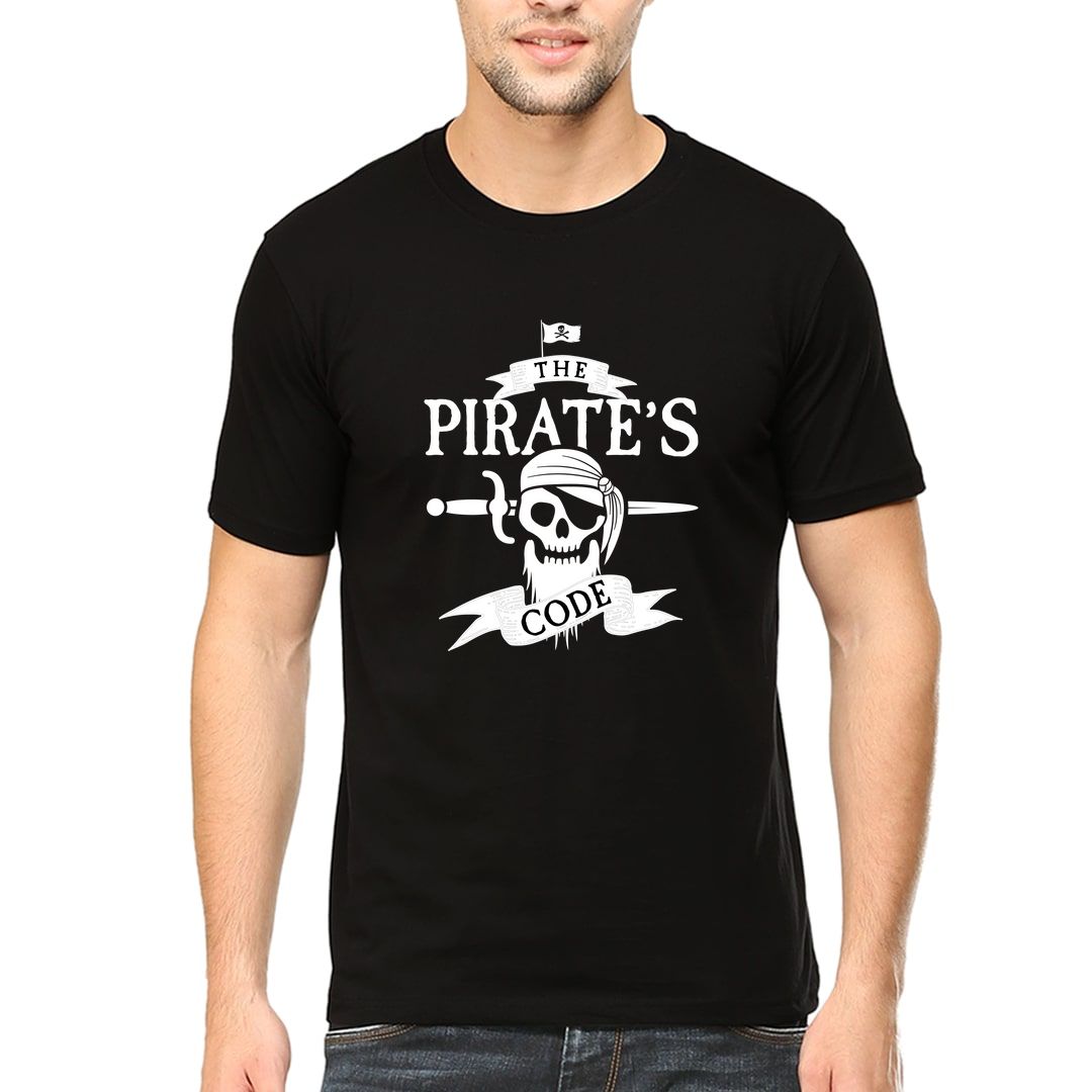 B0725854 Pirates Badass Design Men T Shirt Black Front.jpg