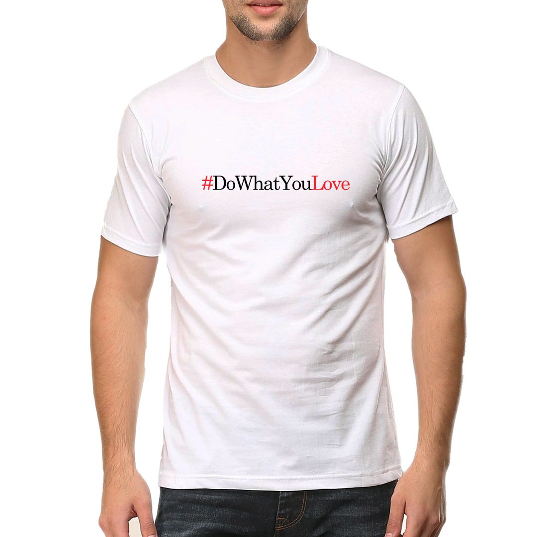 C690972f Do What You Love Men T Shirt White Front.jpg