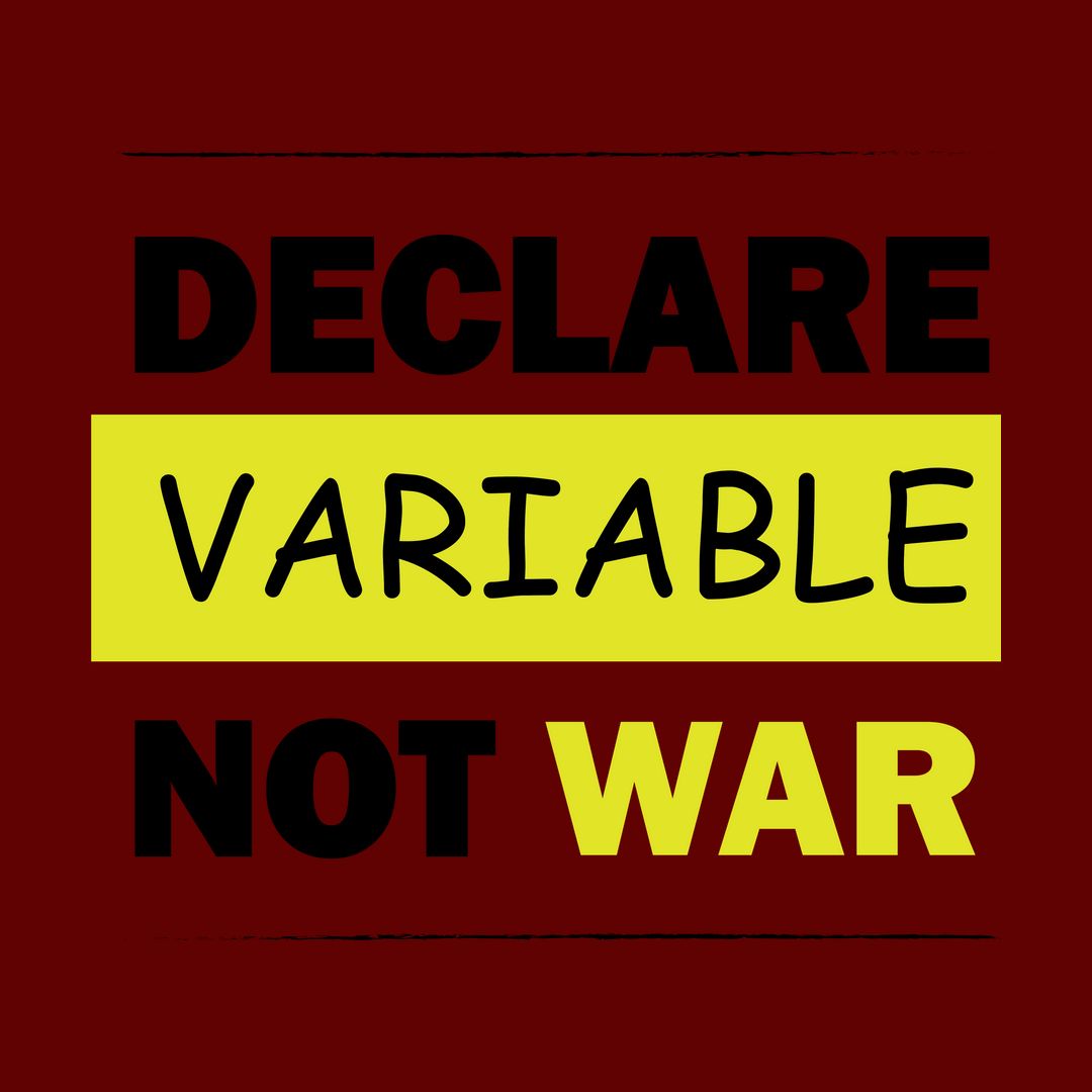 03369bf0 Declare Variable Not Wars For Coding And Programming Lovers Maroon