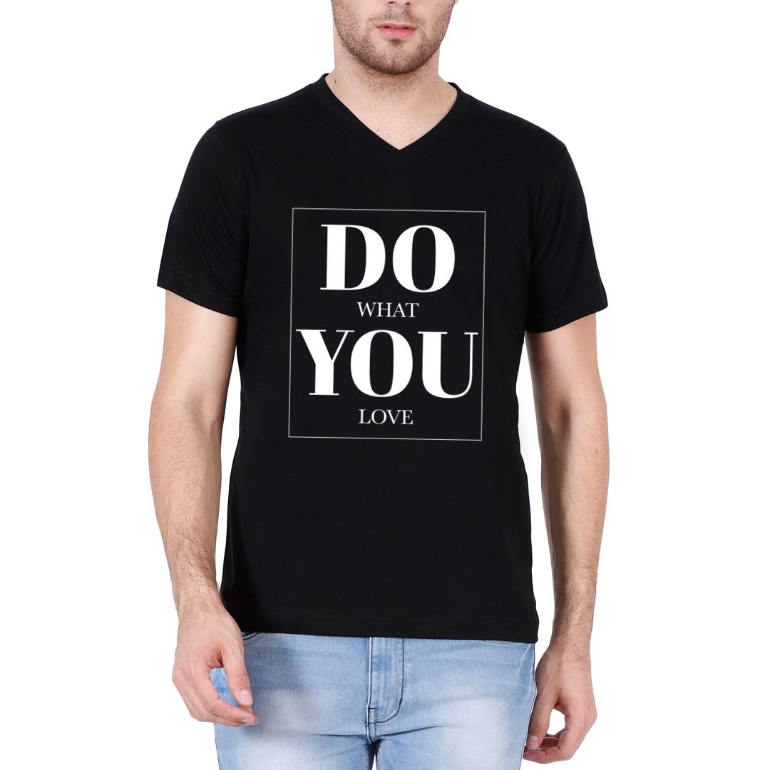 side Formuler regnskyl Do What You Love Entrepreneurship Motivation Quote Men's V Neck T Shirt -  Swag Swami