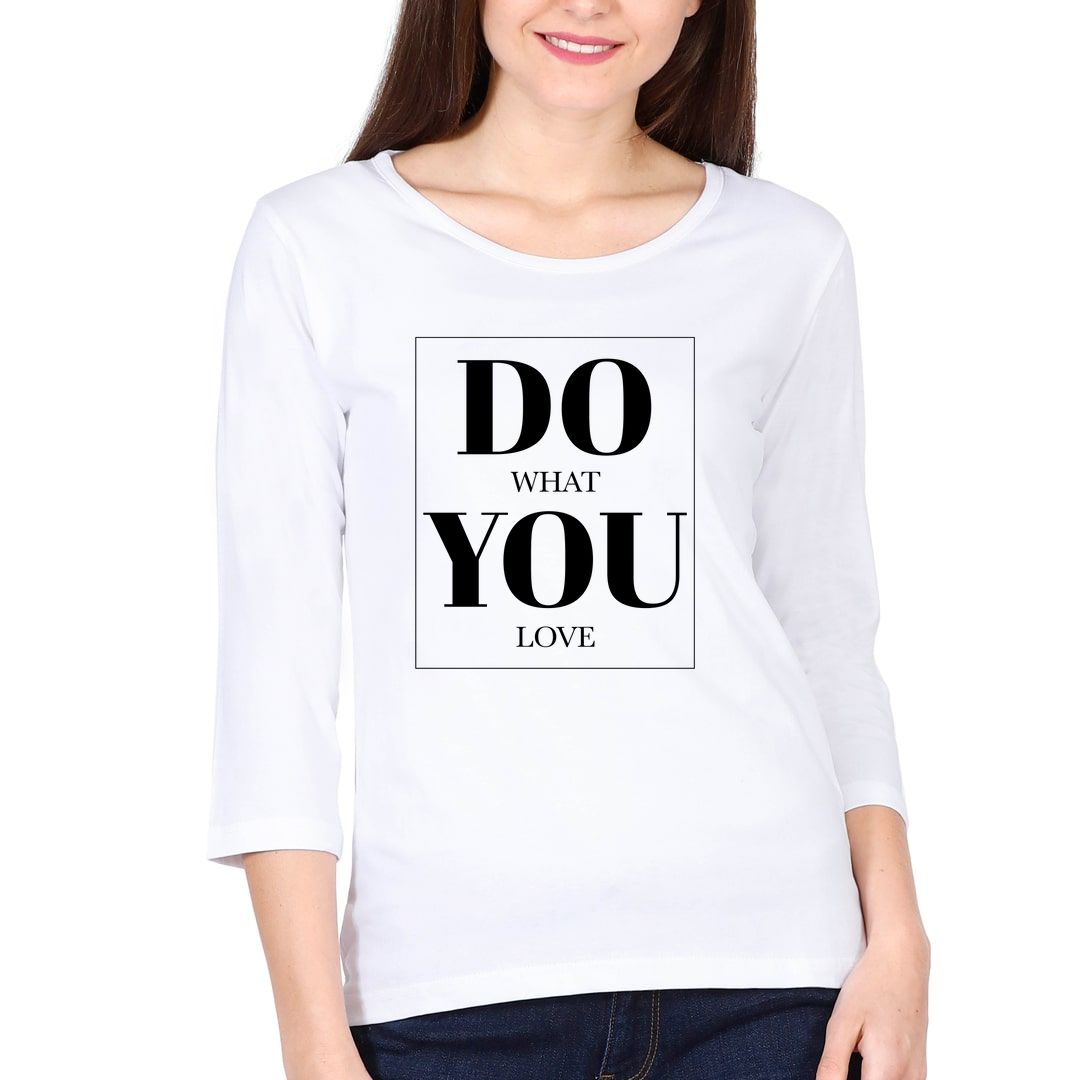 Tåget sorg James Dyson Do What You Love Entrepreneurship Motivation Quote Women's 3/4th Sleeve T  Shirt - Swag Swami