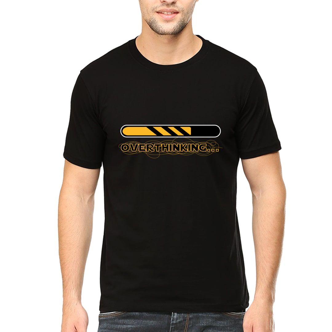 2fe98919 Overthinking Men T Shirt Black Front.jpg