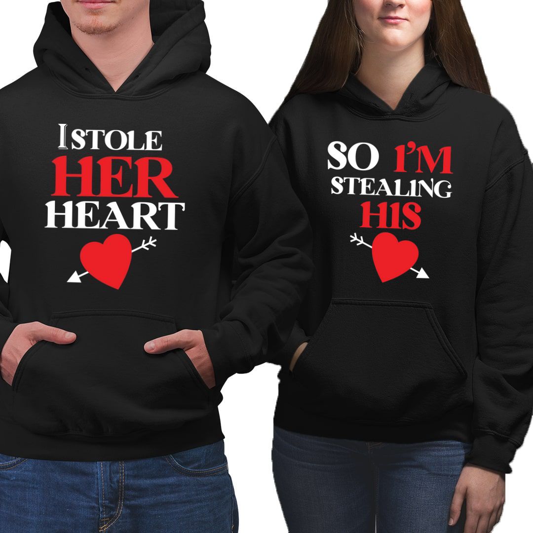 Stolen By My Sweetheart Couple Hooded Sweatshirts