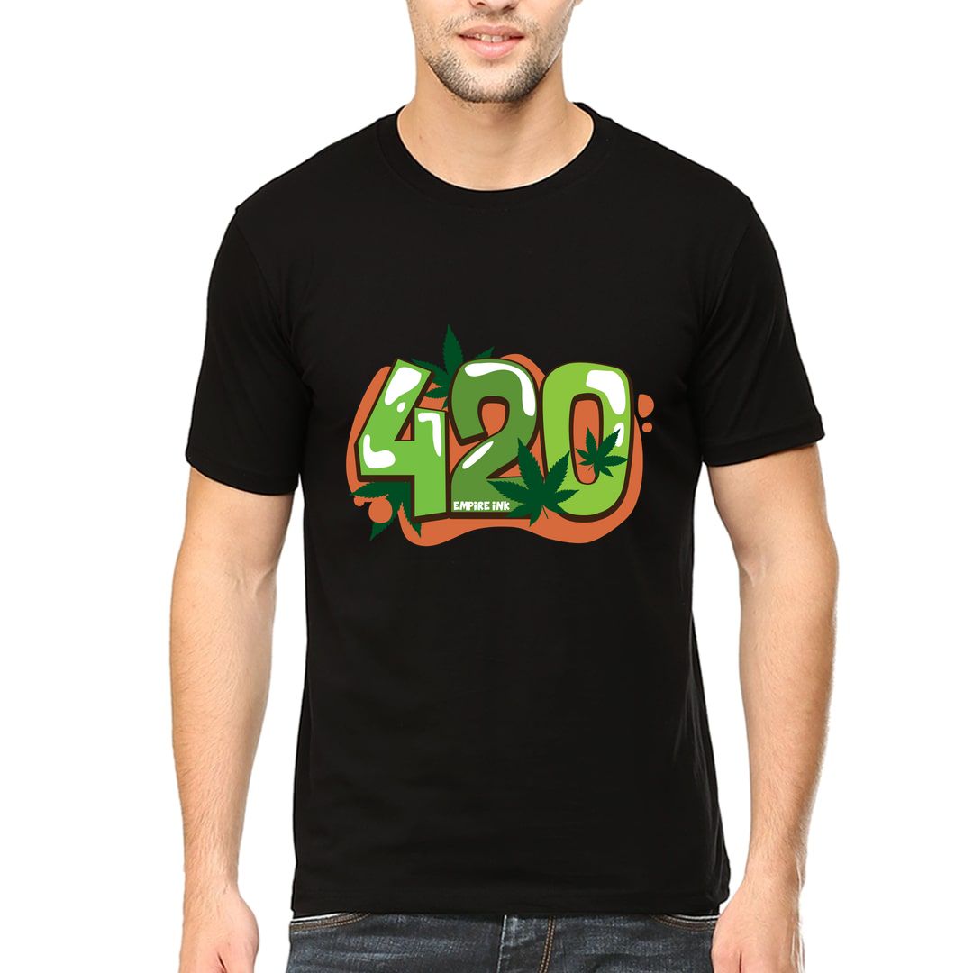 F0927a0d 420 Special Herb Men T Shirt Black Front.jpg