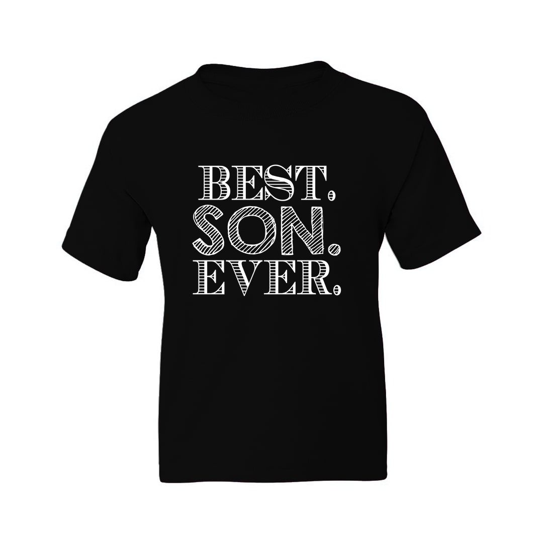 0c103a87 Best Son Ever Kids T Shirt Black Front.jpg