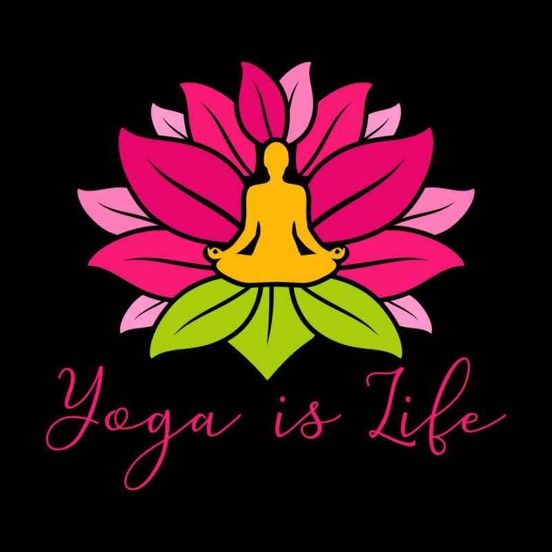 Yoga Is Life Women's 3/4th Sleeve T Shirt - Swag Swami