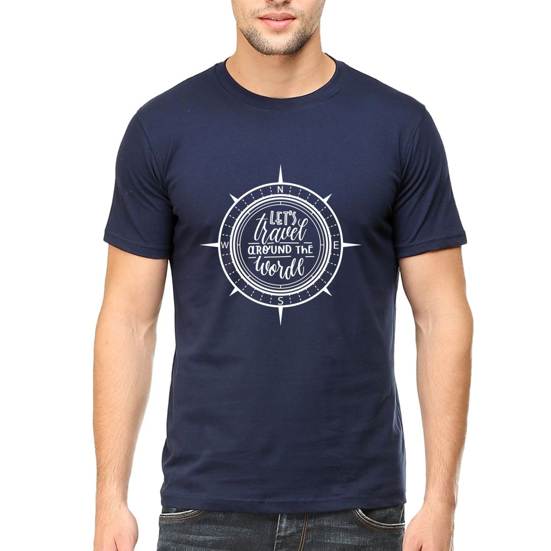 Dabb22e4 Lets Travel Around The World Men T Shirt Navy Front.jpg