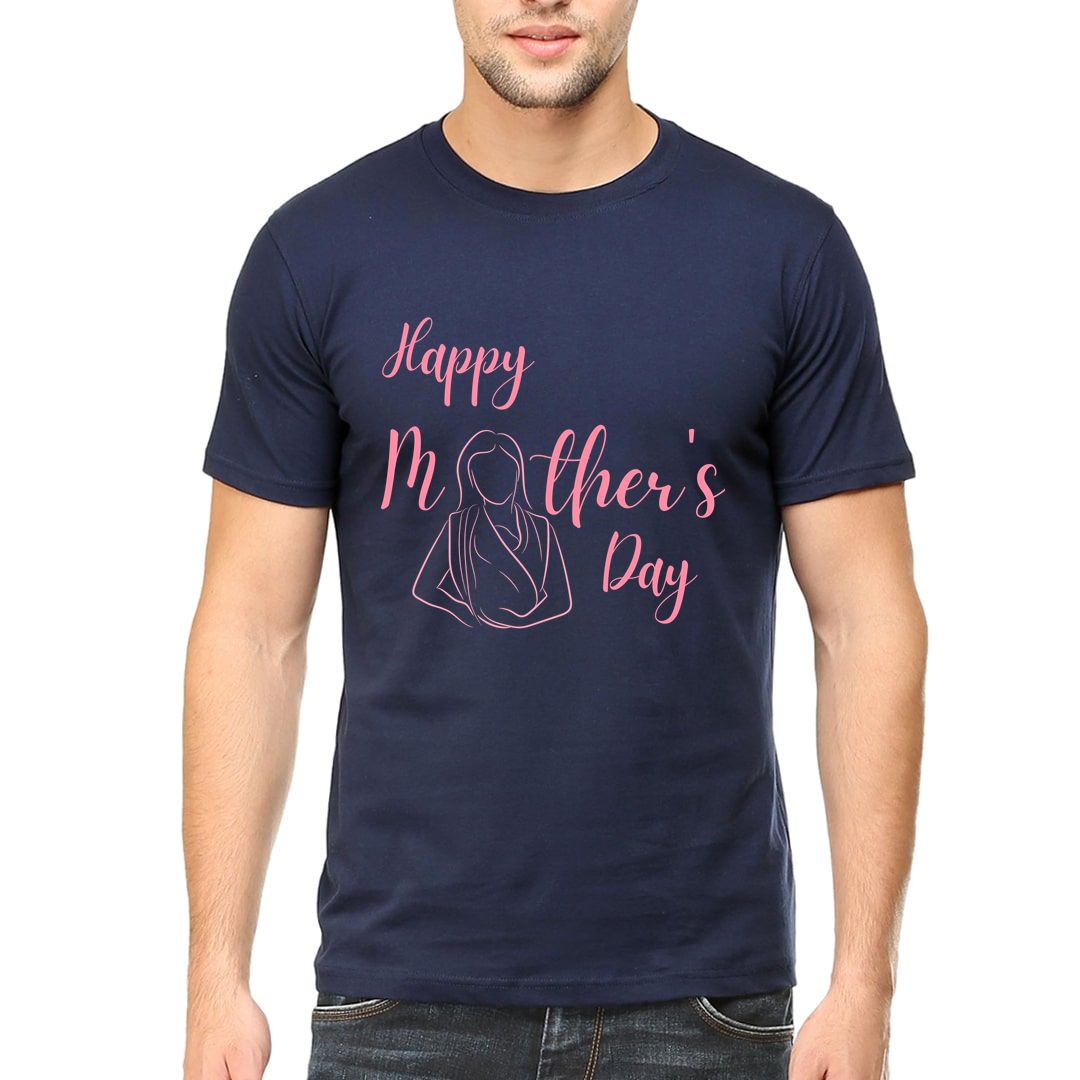 9c82c92a Mothers Day Men T Shirt Navy Front