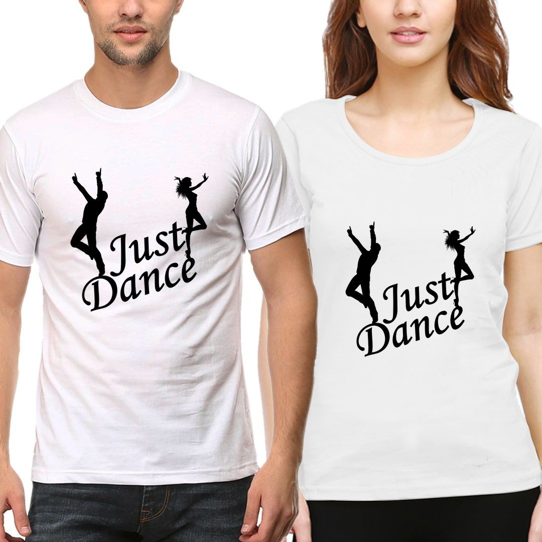 Just Dance Couple T Shirts (Pack of 2) - Swag Swami