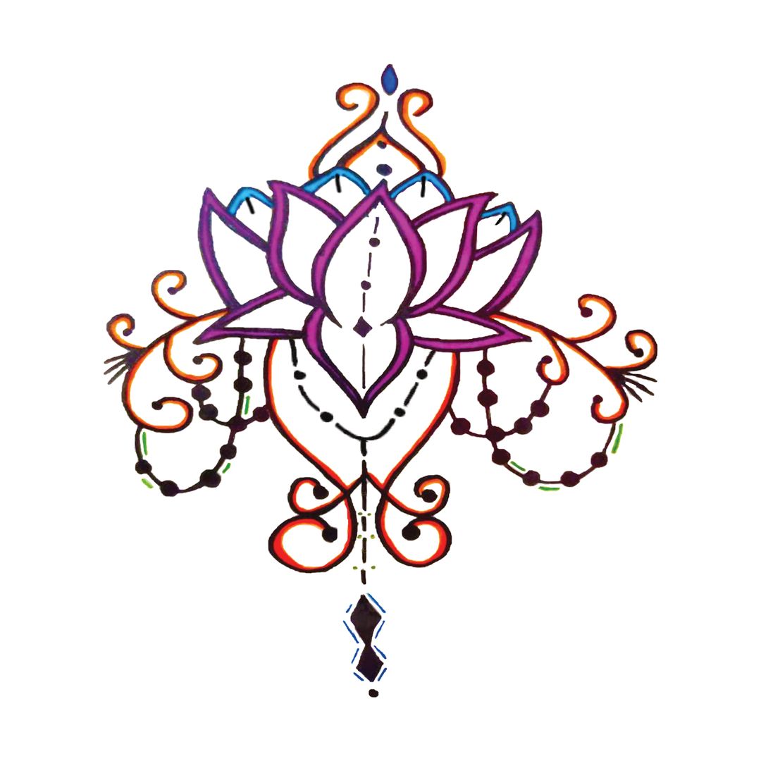 43f5746c Lotus Pattern White