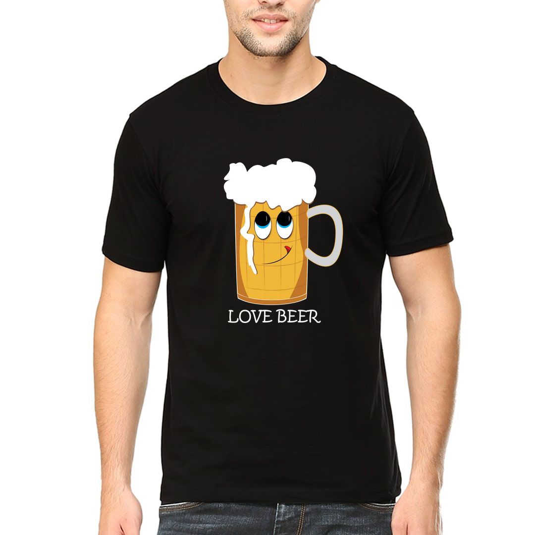7037177c Love Beer Men T Shirt Black Front