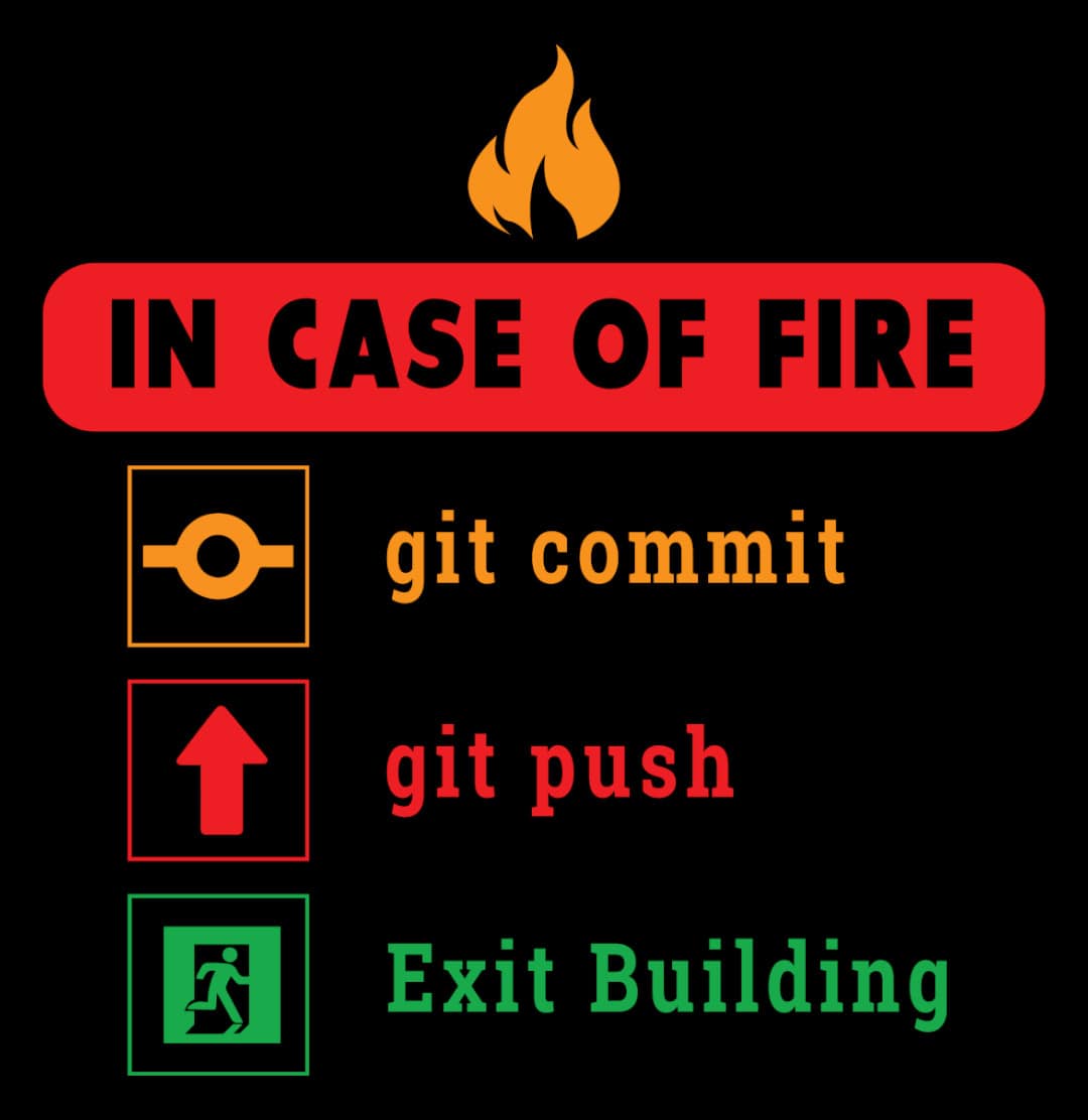 7c1b0753 In Case Of Fire Git Commit Git Push Exit Building