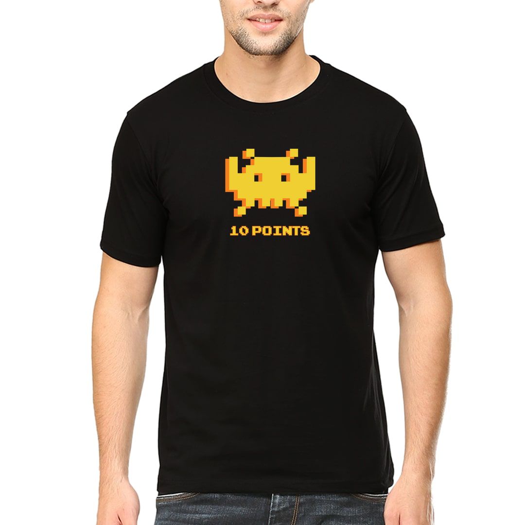 93792c3a 8 Bit Gamer Men T Shirt Black Front