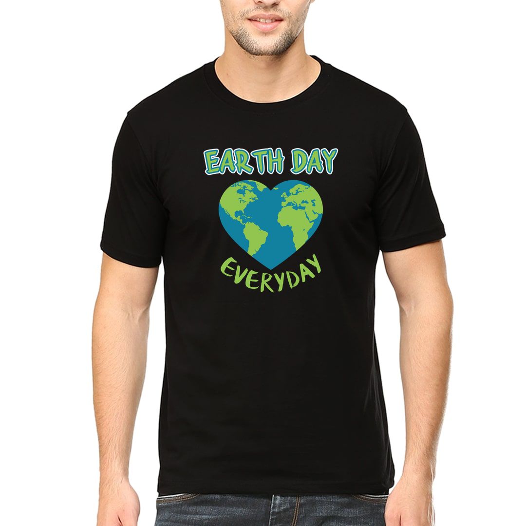 9a7cd82e Earth Day Everyday Men T Shirt Black Front