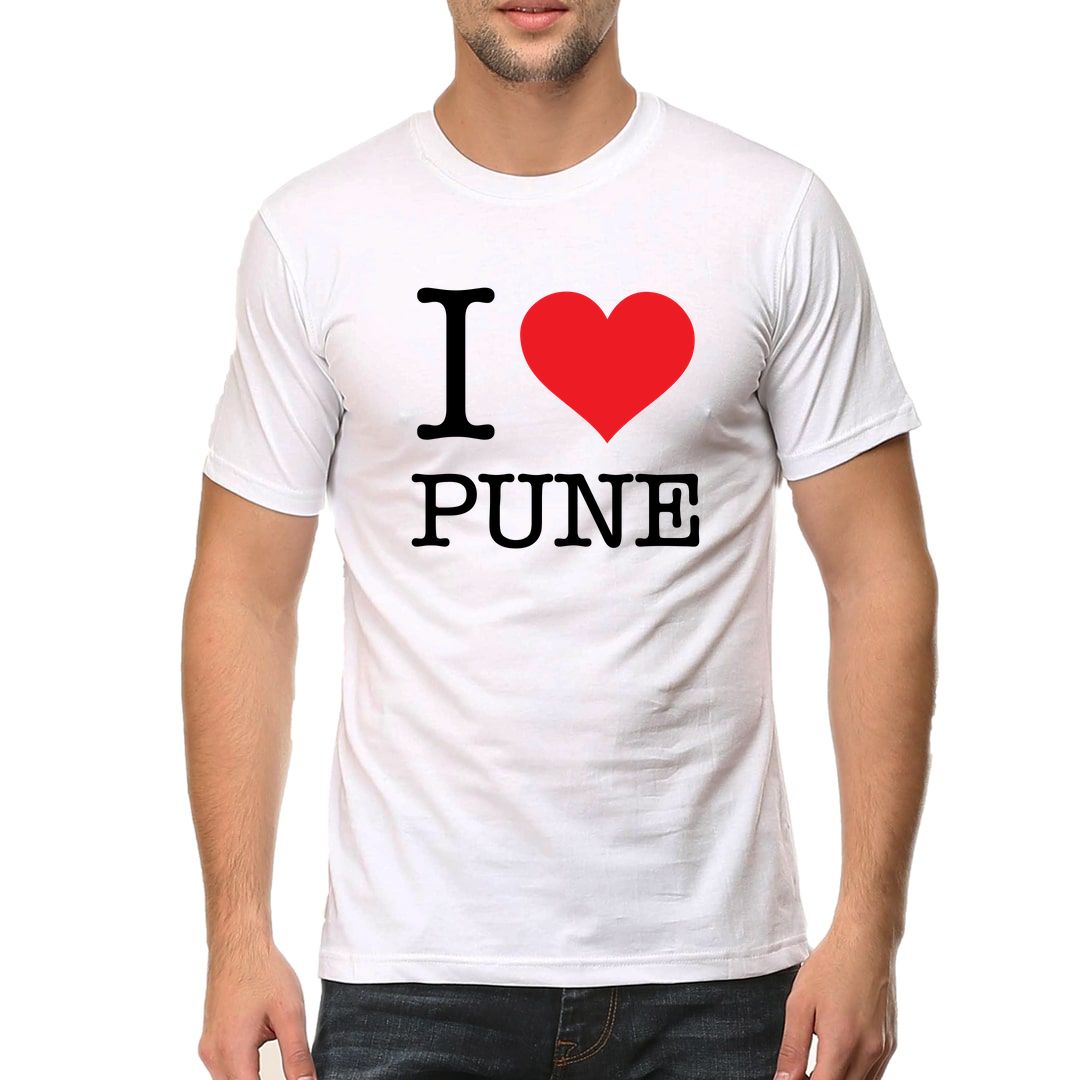 I Love Pune Unisex T Shirt Swag Swami