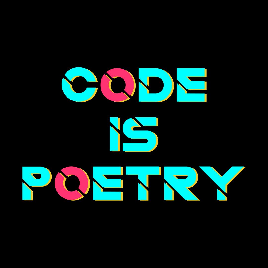 64b2a592 Code Is Poetry For Web Android Python Javascript Developers Black