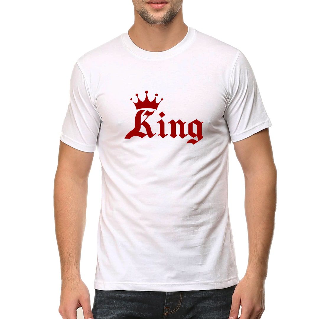 68212952 King Men T Shirt White Front