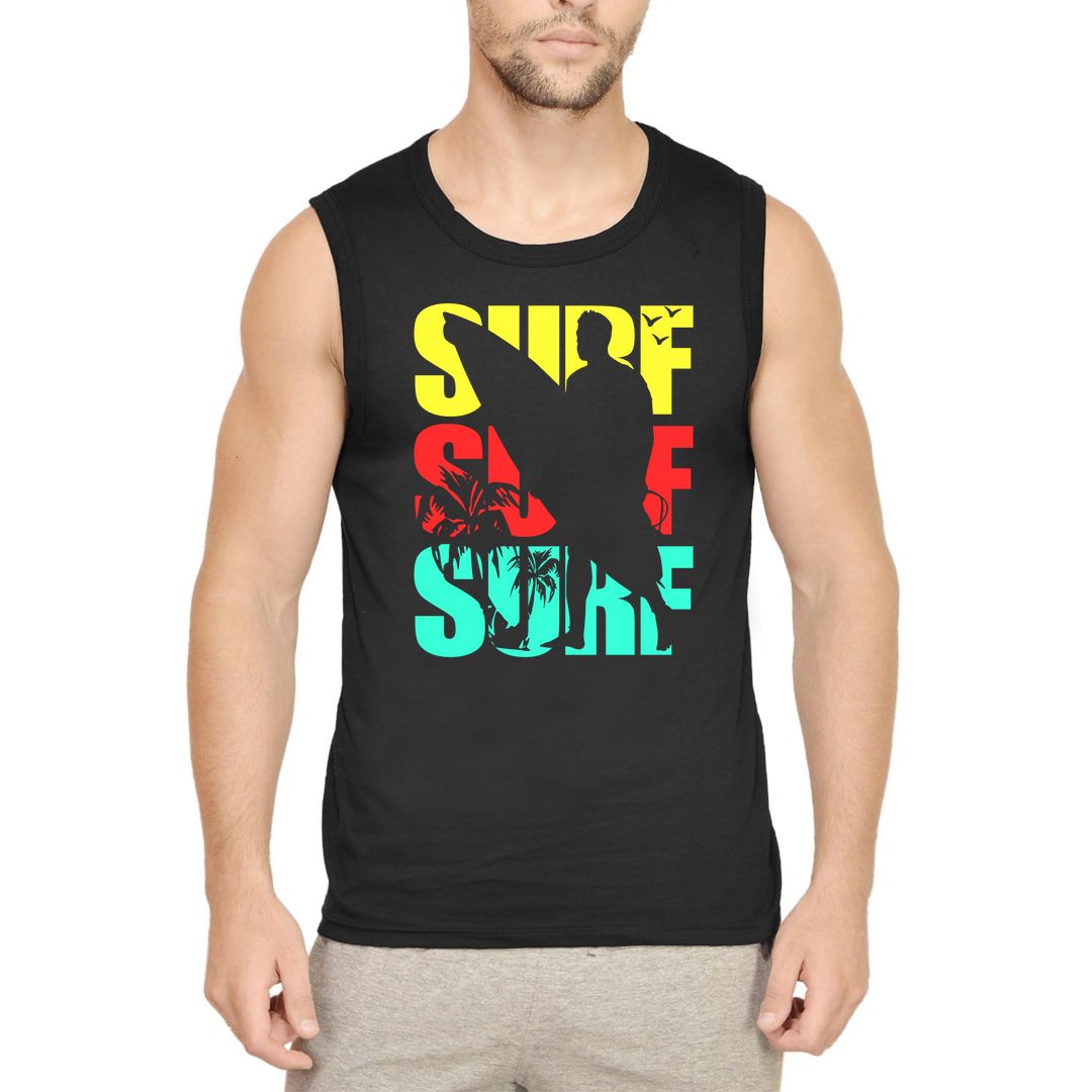 Men's Sleeveless T-Shirt Sand