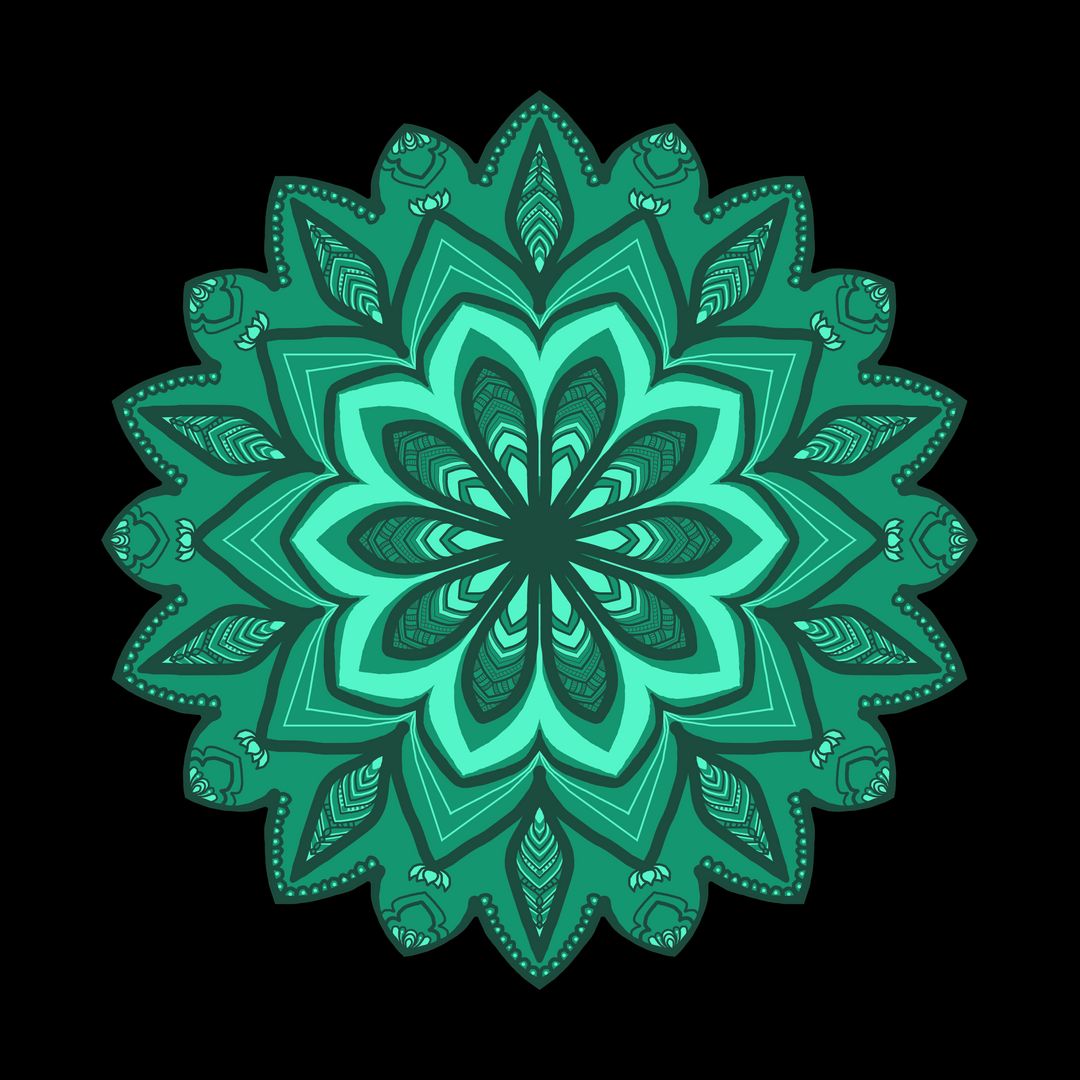 12931fdb Mandala Black