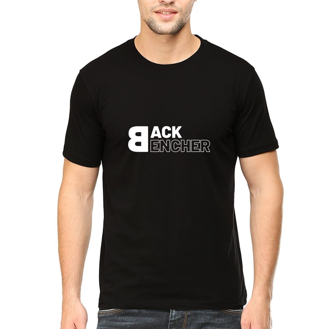 2ddbd6da Back Bencher Men T Shirt Black Front