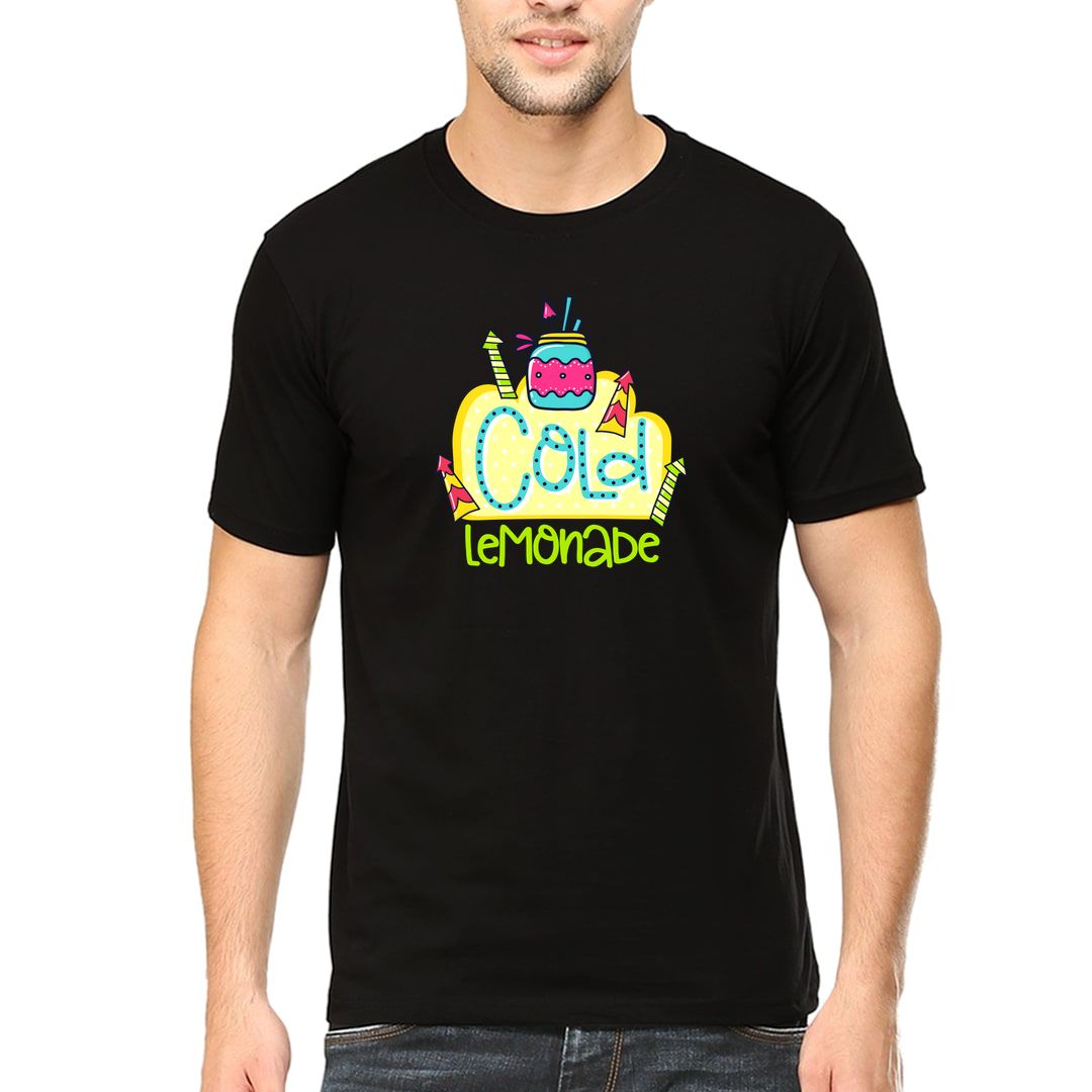 58c3573d Cold Lemonade Men T Shirt Black Front