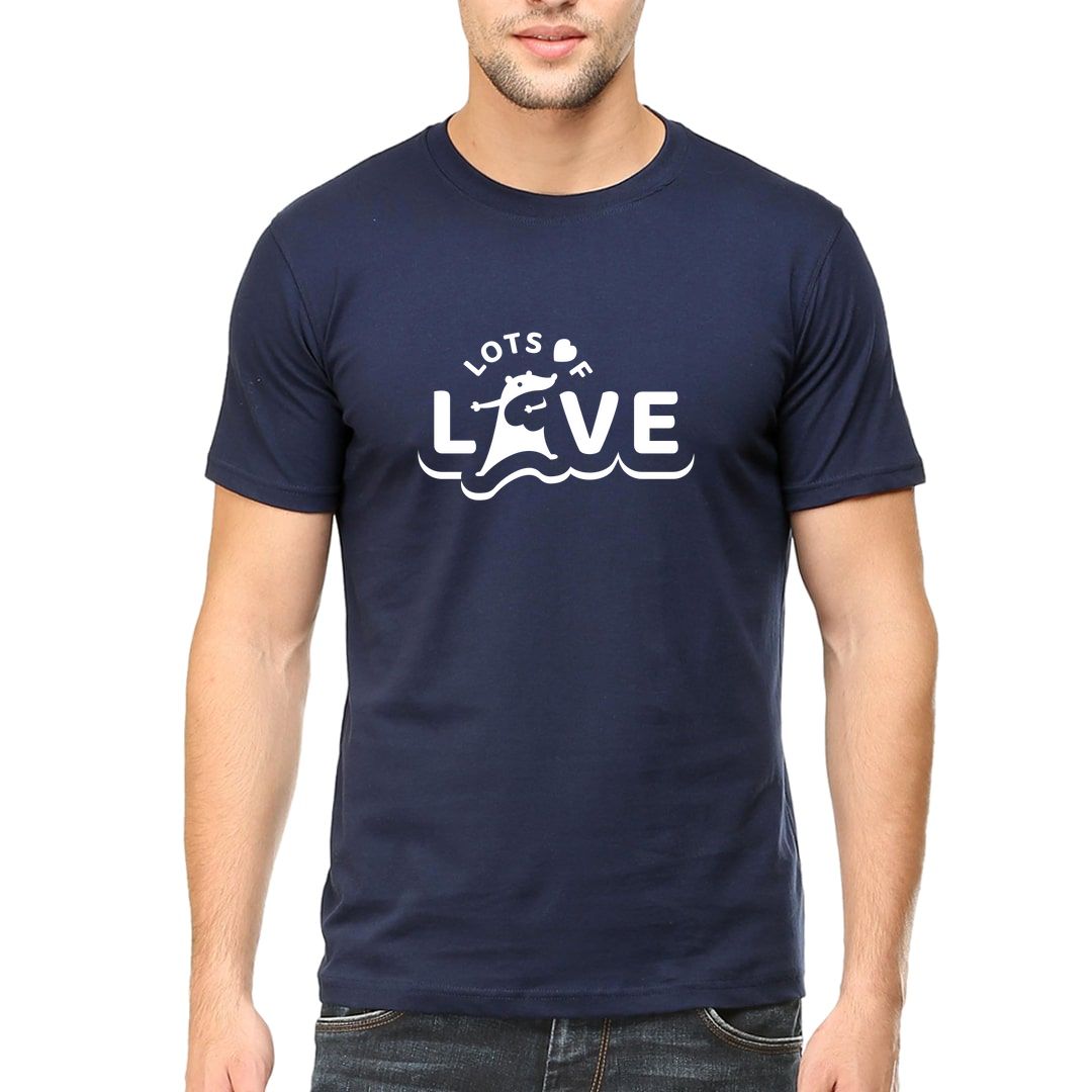 A0f28da5 Lots Of Love Men T Shirt Navy Front