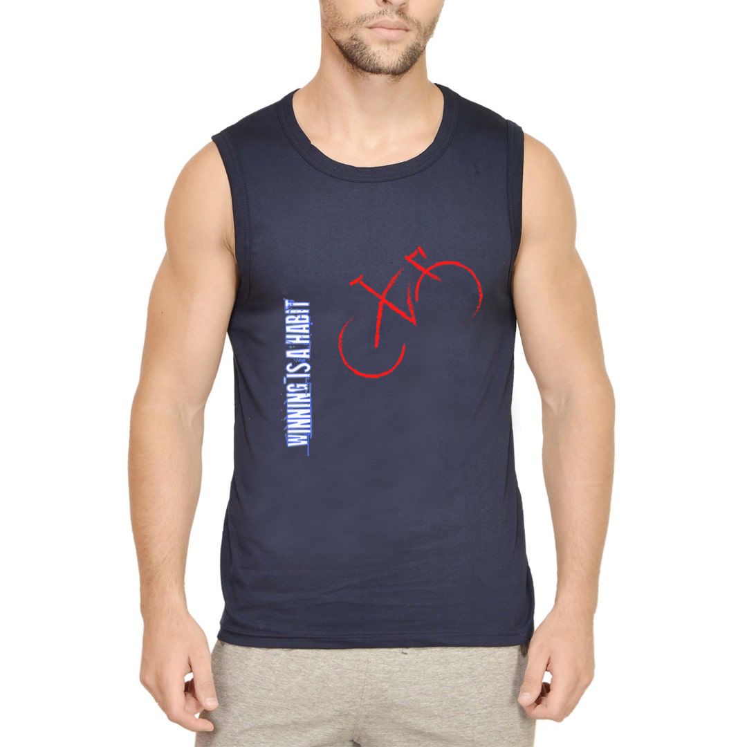 Cycle Colourful Design For Cyclists And Bike Enthusiasts Men's Sleeveless T  Shirt - Swag Swami