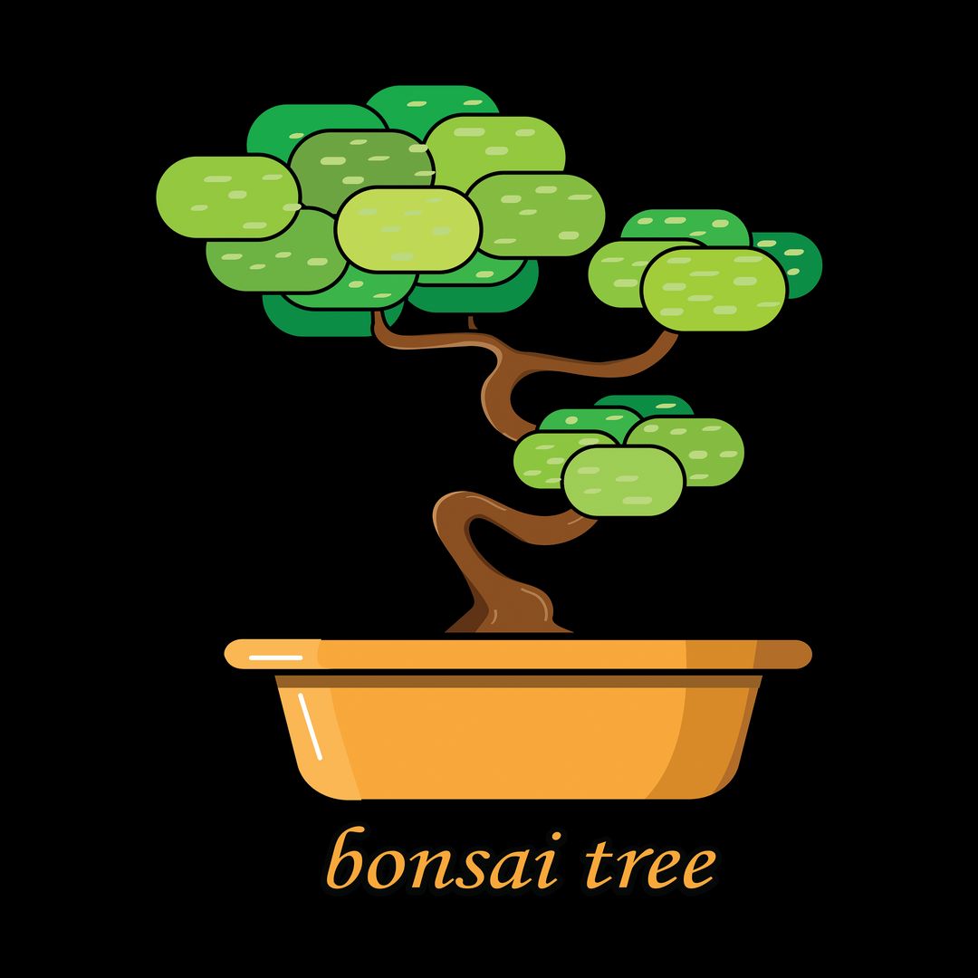 F43f01f8 Bonsai Tree Black