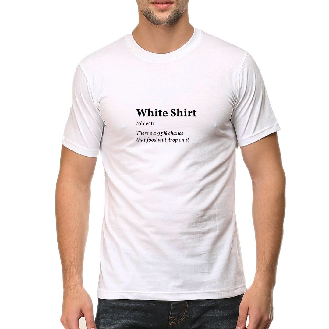 Word Meaning Funny White Shirt Unisex T Shirt - Swag Swami