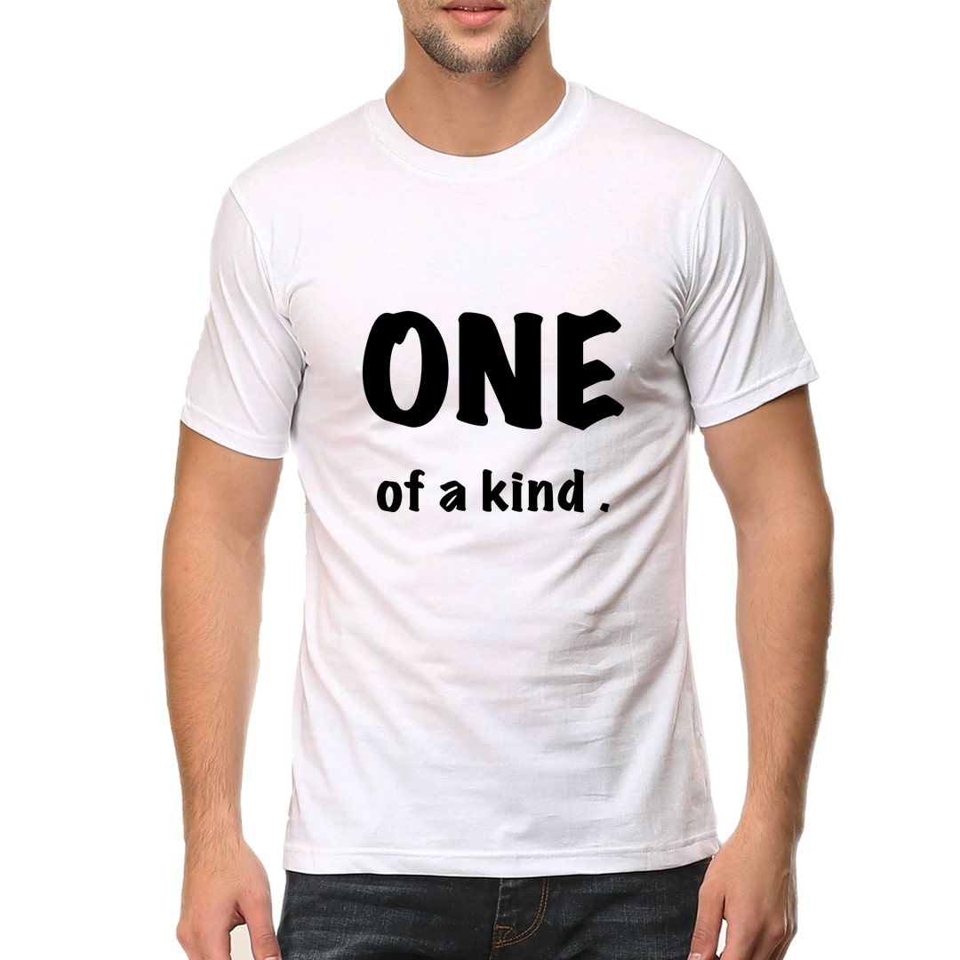 B4c0c0cf One Of A Kind Men T Shirt White Front