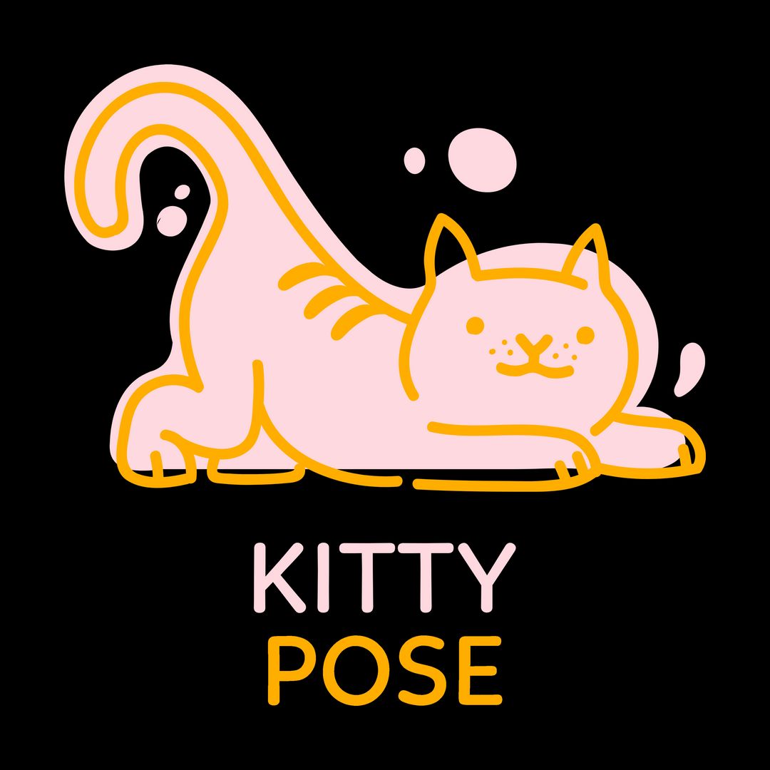 D75ed5e4 Kitty Pose Black