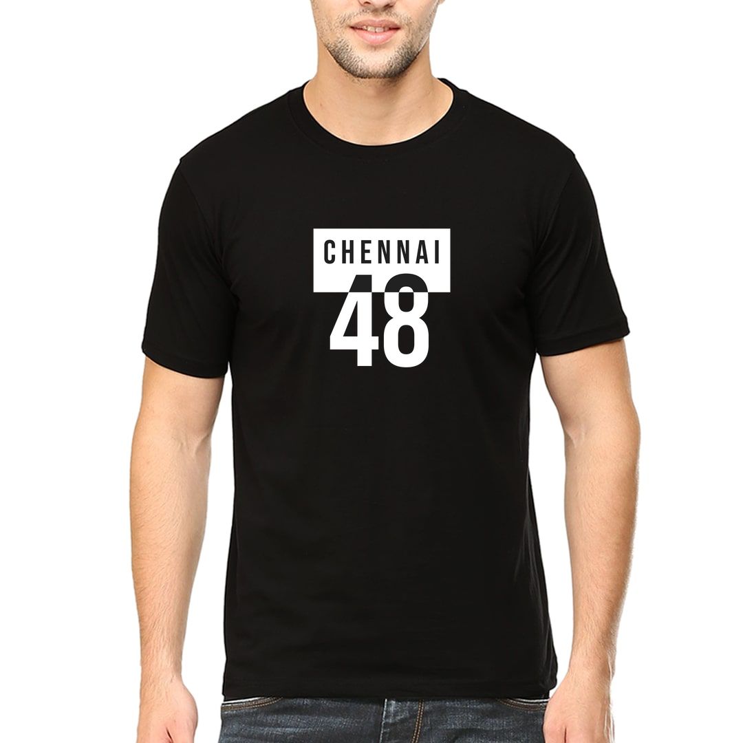 5ed92fbe Chennai Men T Shirt Black Front
